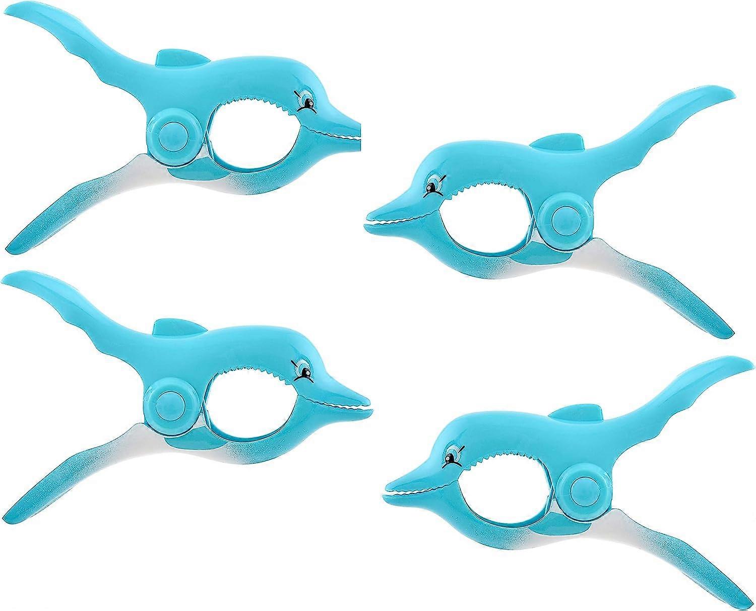 4Pcs Boca Beach Towel Clips - Keep Your Beach Towels Secure