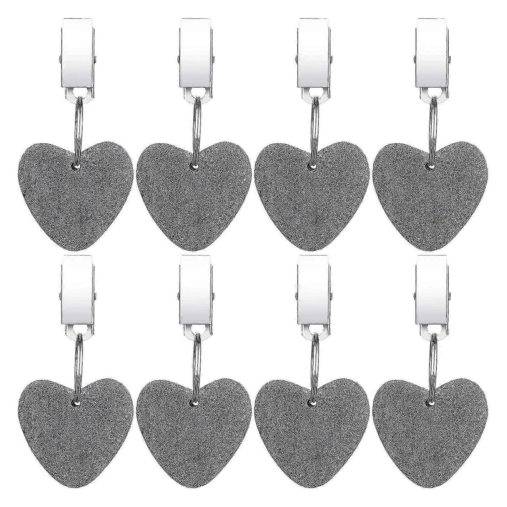 8-pack Tablecloth Weight Hanger Heart Stone Tablecloth Clip A