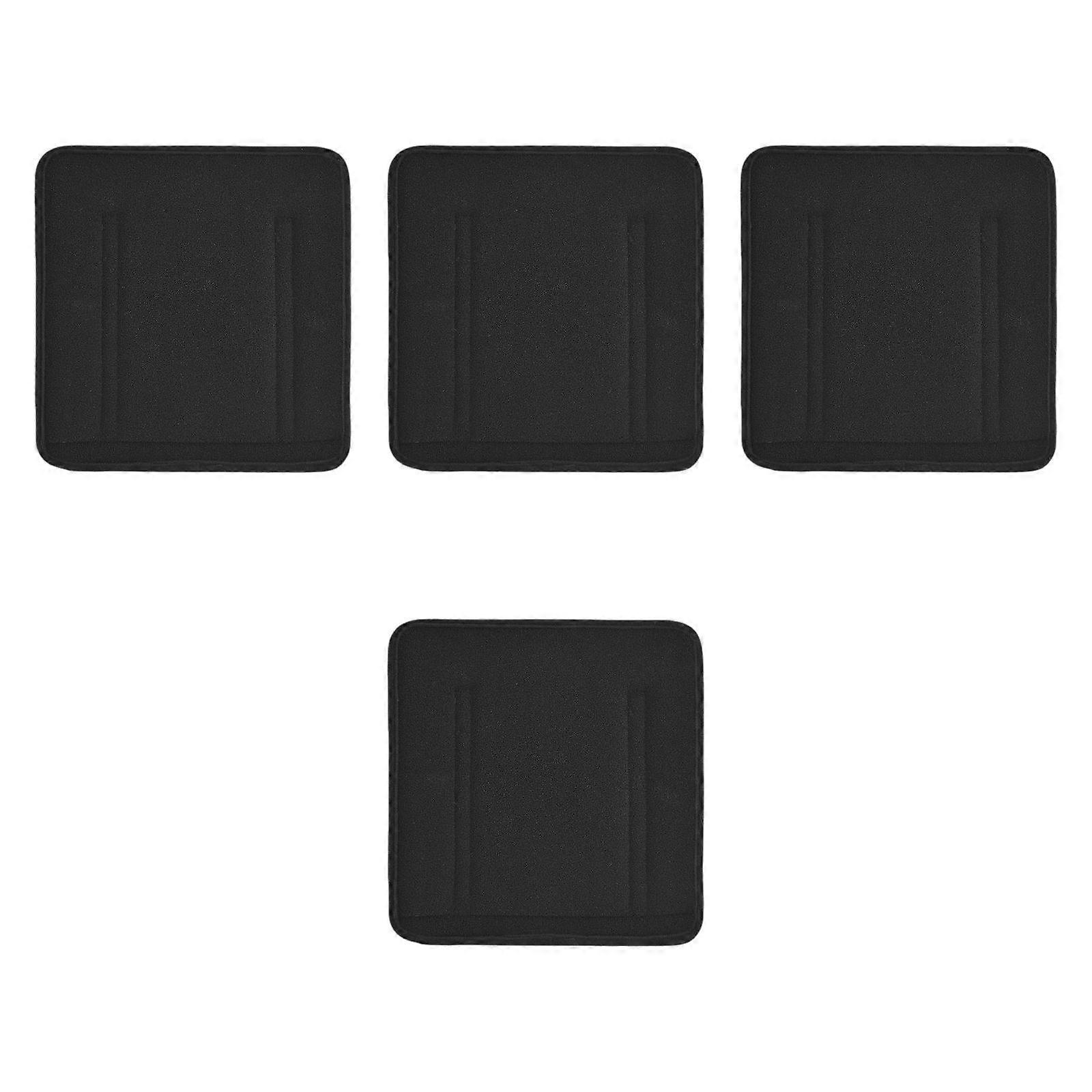 4x Bunk Bed Ladder Pads Soft Bunk Bed Ladder Cover Ladder Not Included Black