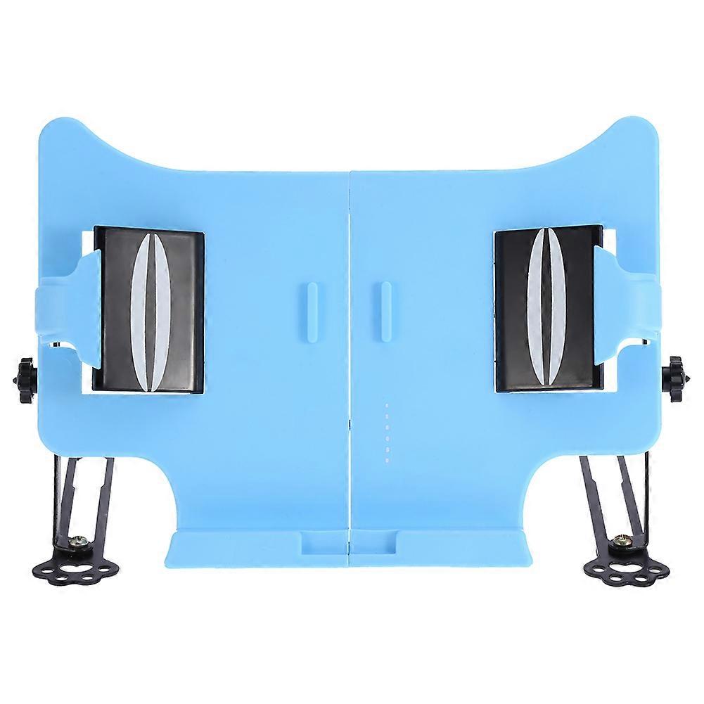 Extendable Foldable Book Reading Rack Stand Holder (Blue)