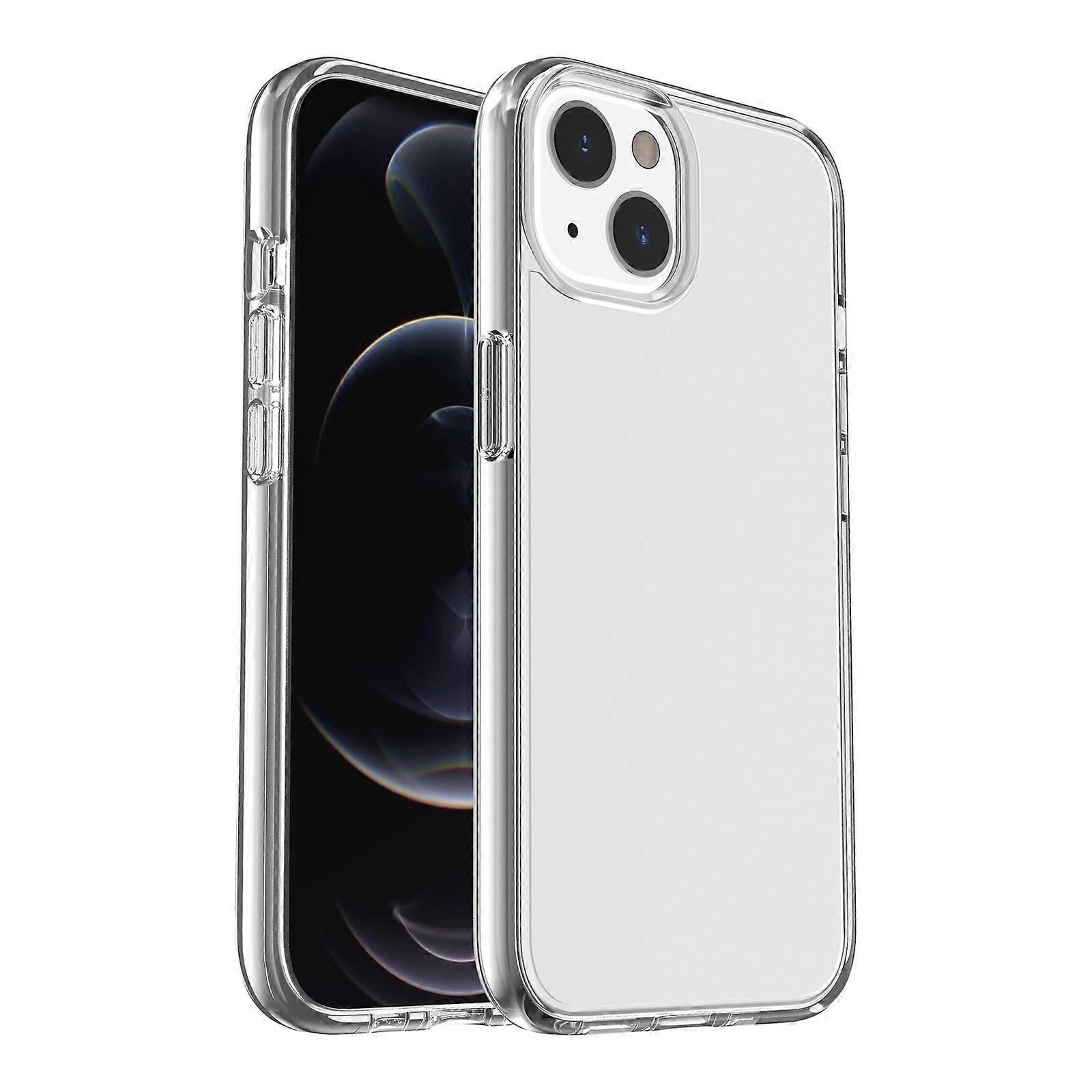 For iPhone 14 Plus Shockproof Terminator Style Transparent Protective Case