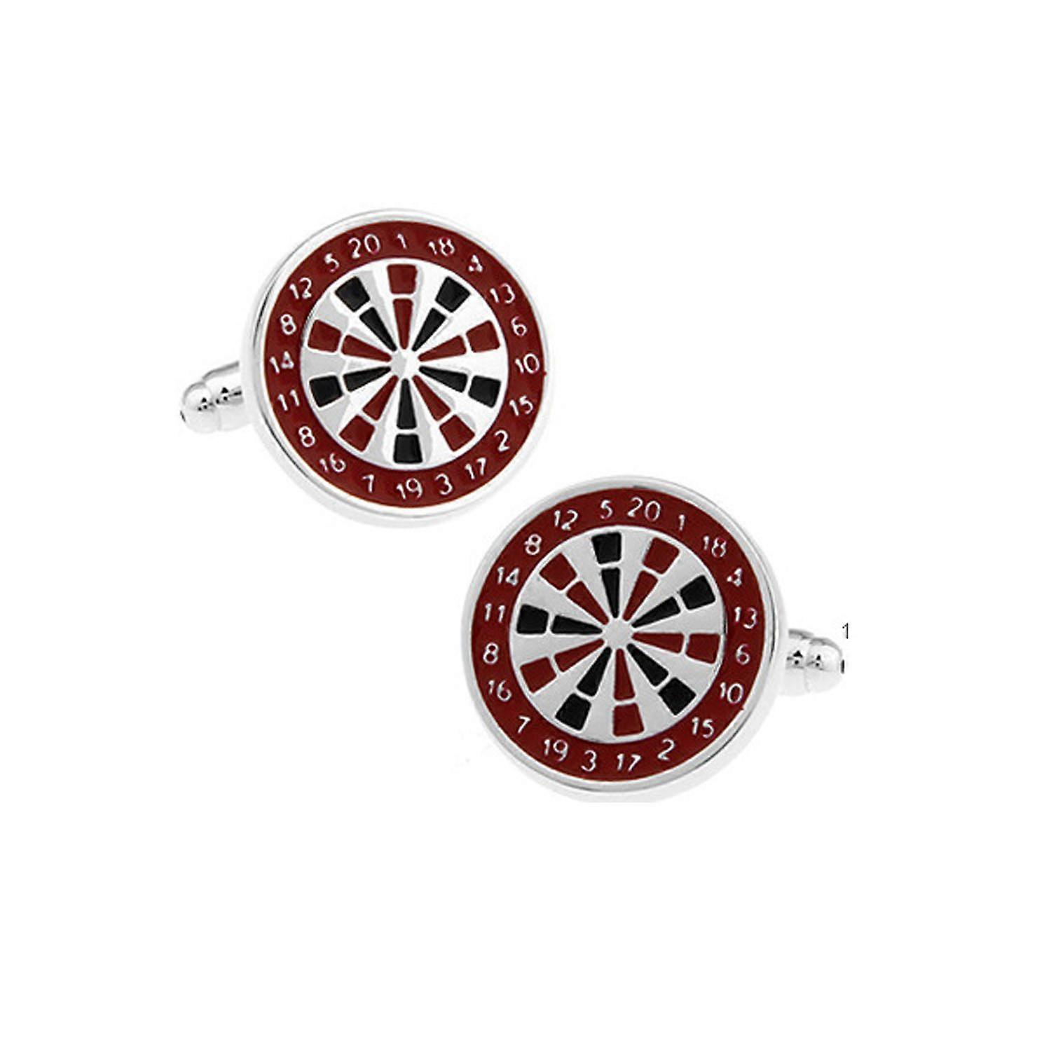 Mål disk stil franske manchetknapper