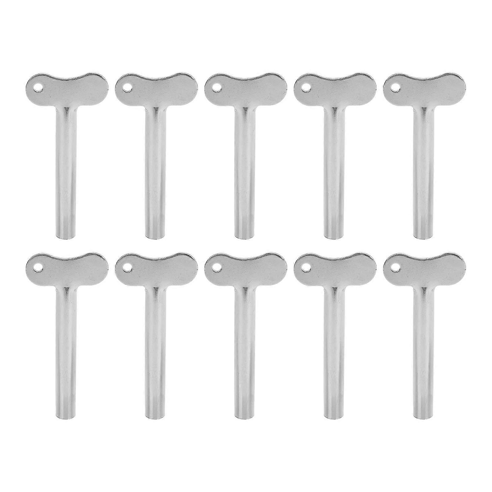 10Pcs Toothpaste Squeezer Iron Paint Squeezer Tool for Bathroom Hair Dye Cosmetic