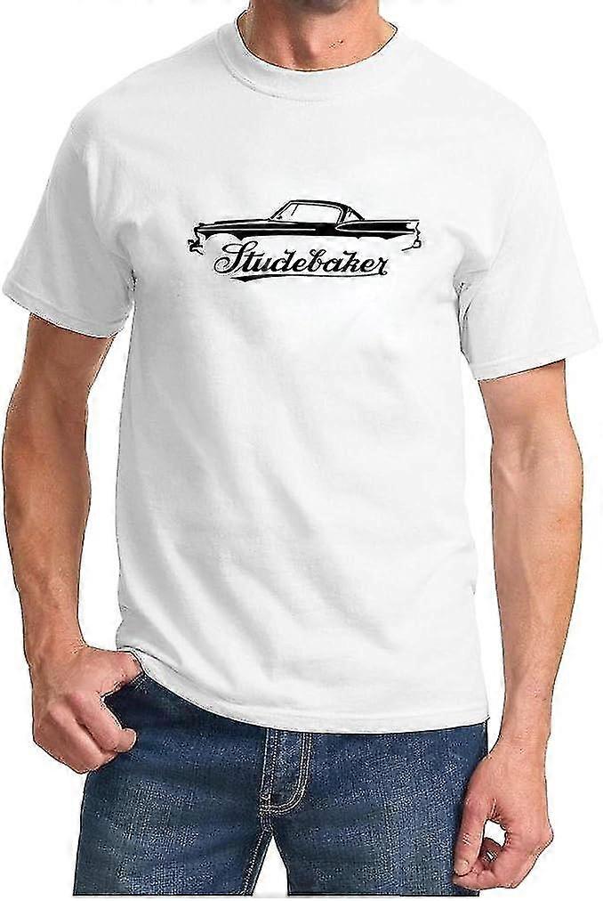Studebaker Hawk Classic Outline Design Tshirt,S,3XL,TIXU53