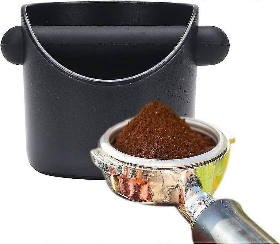 Coffee Tap Box Rubber, Espresso Tap Box Container Coffee Grind Knock Out Box For Coffee Grounds Coffee Bucket Non-slip Rubber