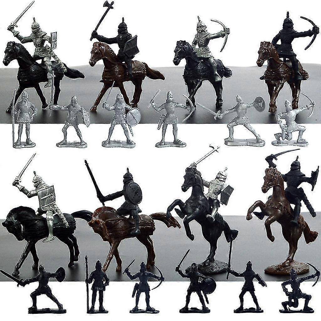 Medieval Knights Soldiers Figures Playset