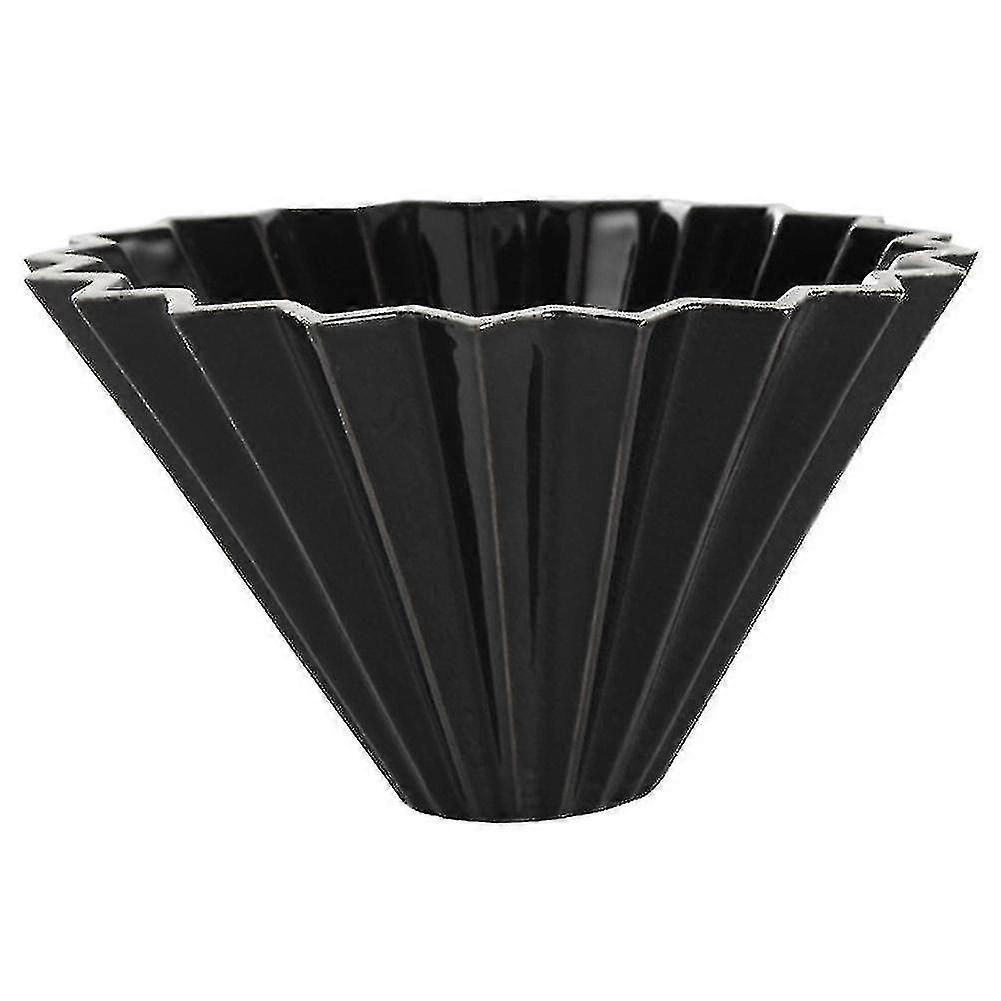 Ceramic Filter Reusable Filter Maker V60 Funnel - Black