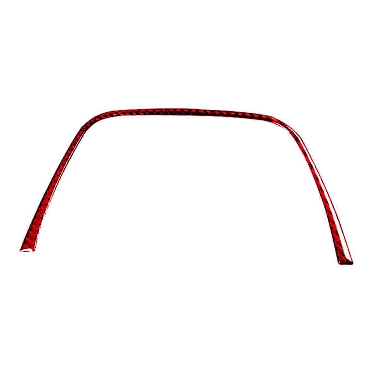 For 2006-2011 Red Carbon Fiber Speedometer Upper Panel Sticker Trim