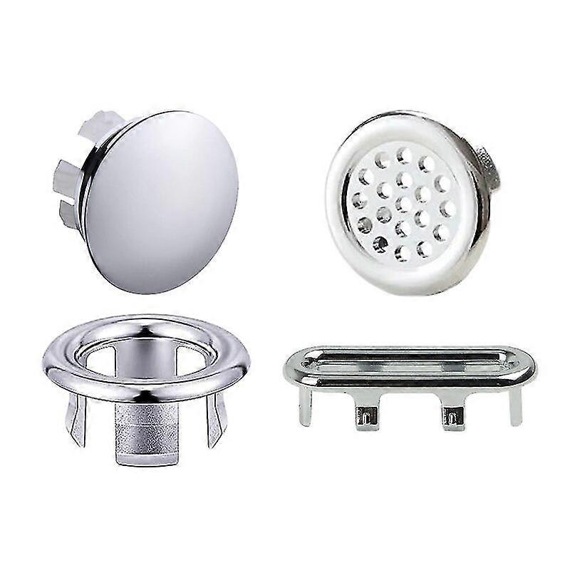 Wash Basin Overflow Ring Assoeted Artistic Sink Overflow Spare Cover Chrome Trim Bathroom Ceramic Basin Kitchen Basin Accessorycraft Pipe Cleaners