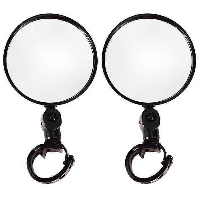 1/2PCS Bicycle Rearview Handlebar Mirrors Cycling Rear View MTB Bike Silicone Handle Rearview Mirror Bike Accessories