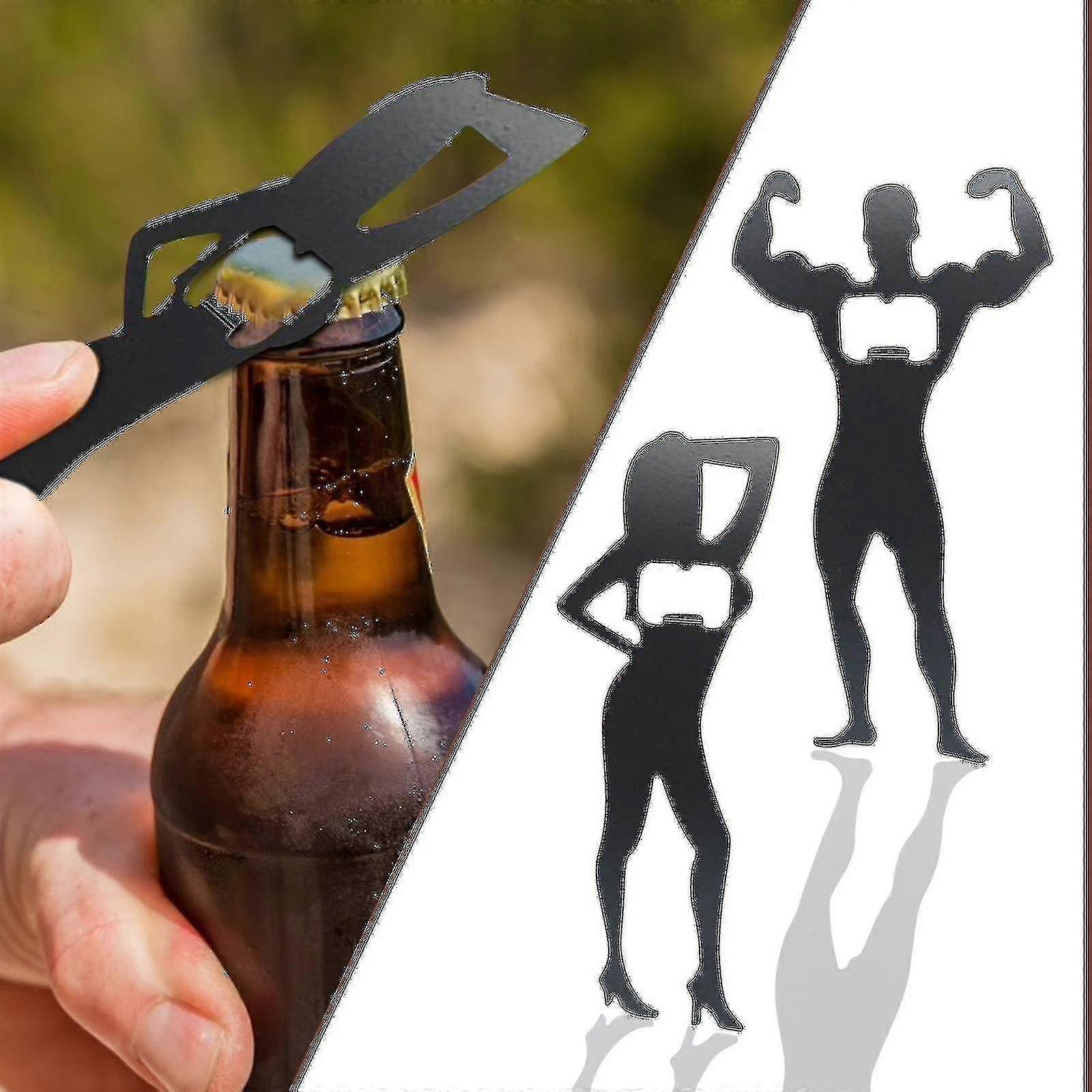 Macho metallflasköppnare Stran ölflasköppnare