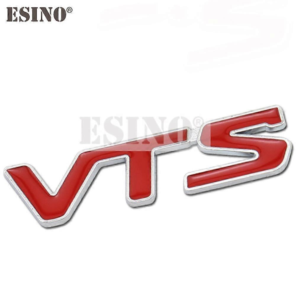 New Car Styling 3D Metal Chrome Zinc Alloy Emblem Badge Sticker Decal Fender Emblem Auto Accessory for VTS C2 C4 C5 C-Qurate