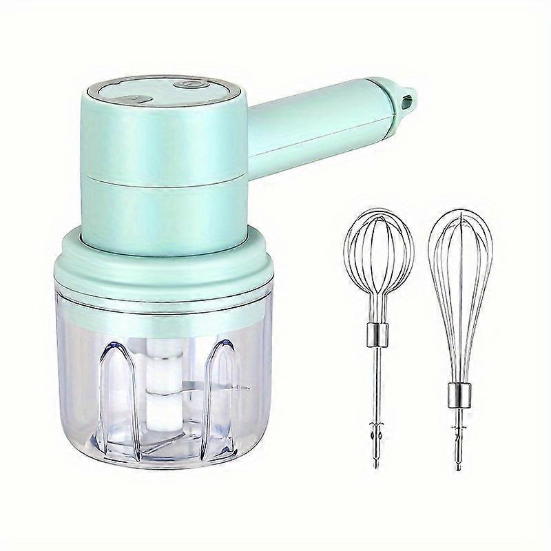 Electric Garlic Chopper, 3-Speed Adjustable USB Rechargeable Handheld Egg Beater, Multifunctional Food Chopper, For Garlic, Puree, Onion,Veggie, Ginge