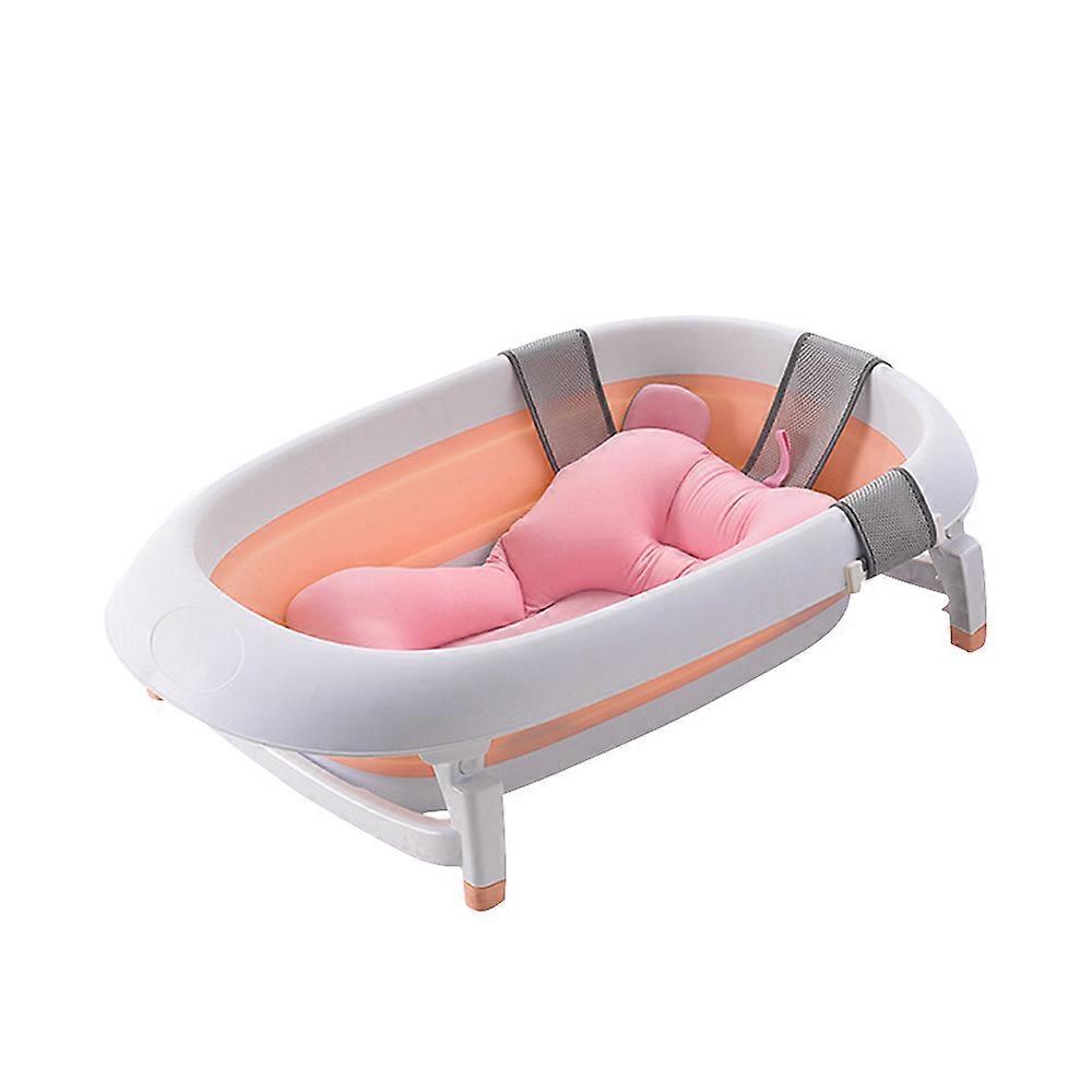 Baby Bath Cushion Soft Floating Net Pad for Infants Hands-Free Bathtub Support