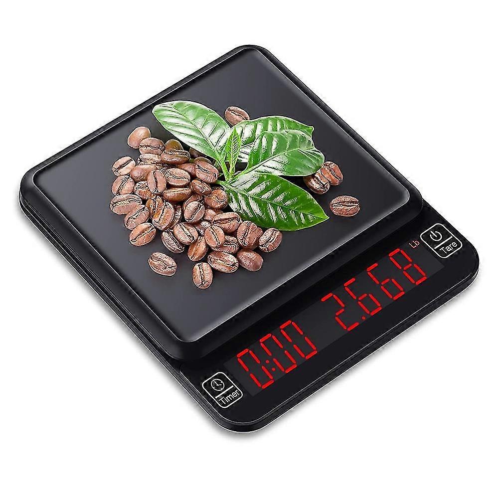 Coffee Scale With Timer Espresso Scale 3kg/0.1g Digital Precision Scale Coffee Scale Multifunctiona