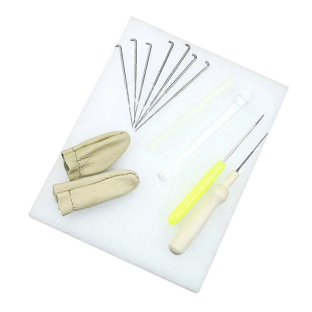 1set Needle Felting Kit Wool Felt Mat + Needle + Accessories Craft