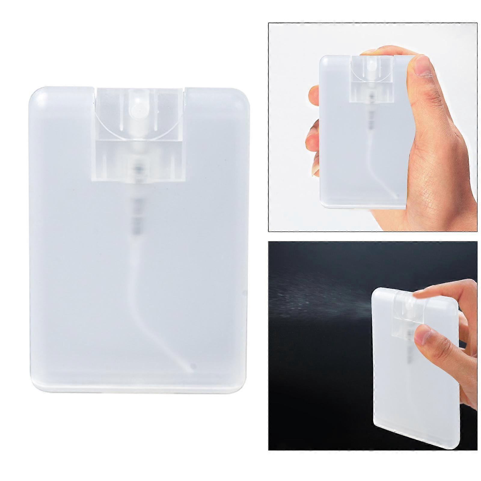 Portable 20ml Card Spray Bottle Perfume Pump Atomizer Refillable Container
