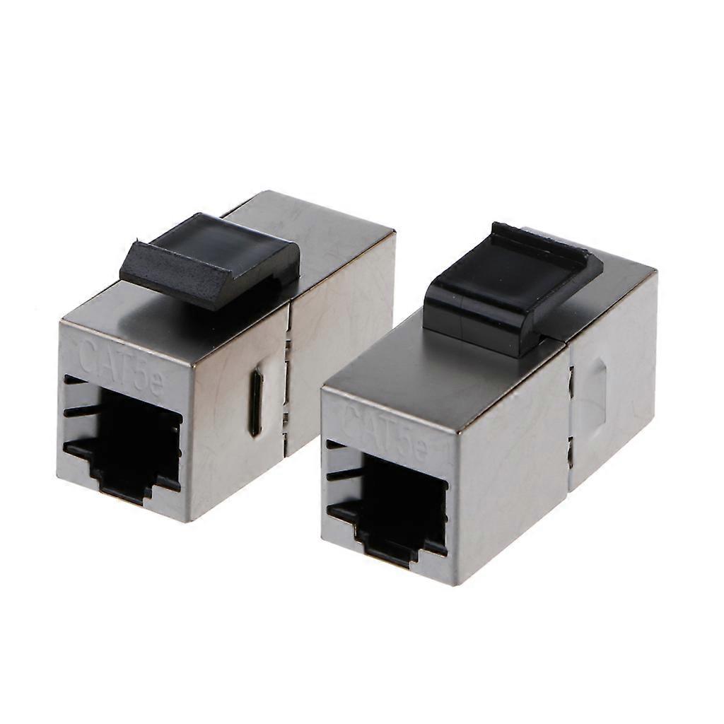 CAT6 Straight Through Module Shielded RJ45 Connector Socket Ethernet Coupler