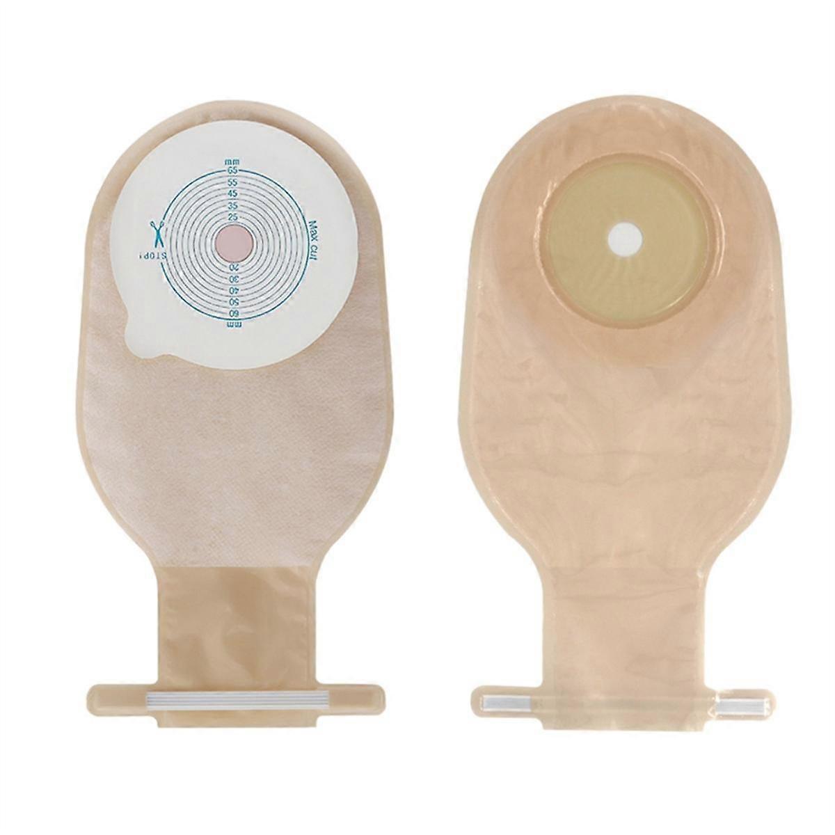 50 件造口袋一体式可引流袋,用于结肠造口回肠造口造口护理 20-60mm 引流阀结肠造口袋