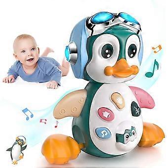 Baby Krabbeln Spielzeug Musical Pinguin Säugling Moving Walking Tanzspielzeug w / Licht & Sound
