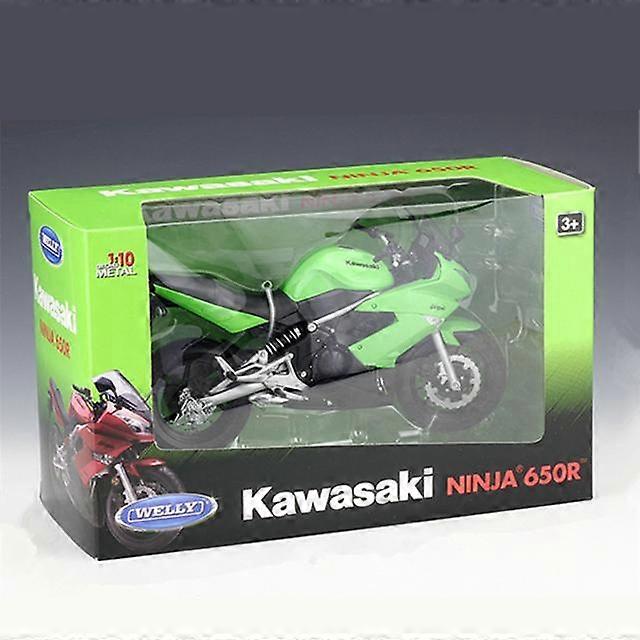 1:10 Kawasaki Ninja 650R Μοντέλο μοτοσικλετών κραμάτων Diecast Metal Street Racing Μοτοσικλέτα Μοντέλο Συλλογή Παιδικό Παιχνίδι Δώρο