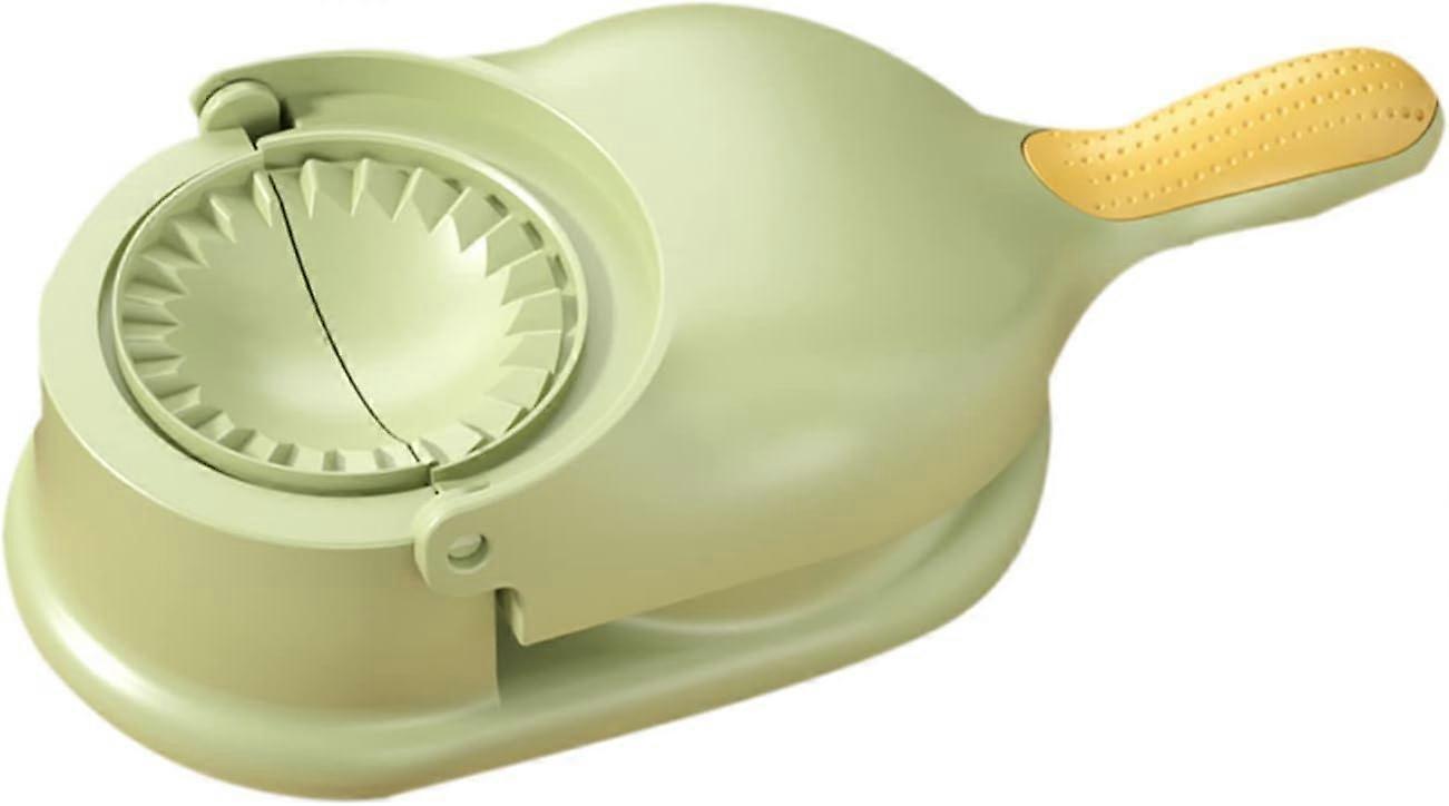 (Green) 2 in 1 ravioli mold, kitchen machine for making ravioli, dumpling maker made of safe absorbent material, practical kitchen accessory, easy to 