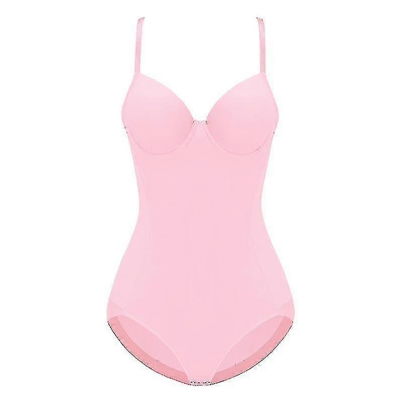 Underwire Λευκό Κορμάκι Γυναίκες Shapers Stretch Μονόχρωμο Μεταξένια Εσώρουχα Κορμάκια Ροζ