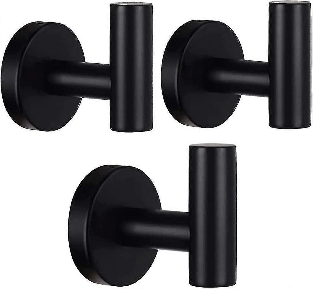 3 Pack Bath Towel Hooks, E Coat Hooks, Robe Hooks, Sus 304 Less