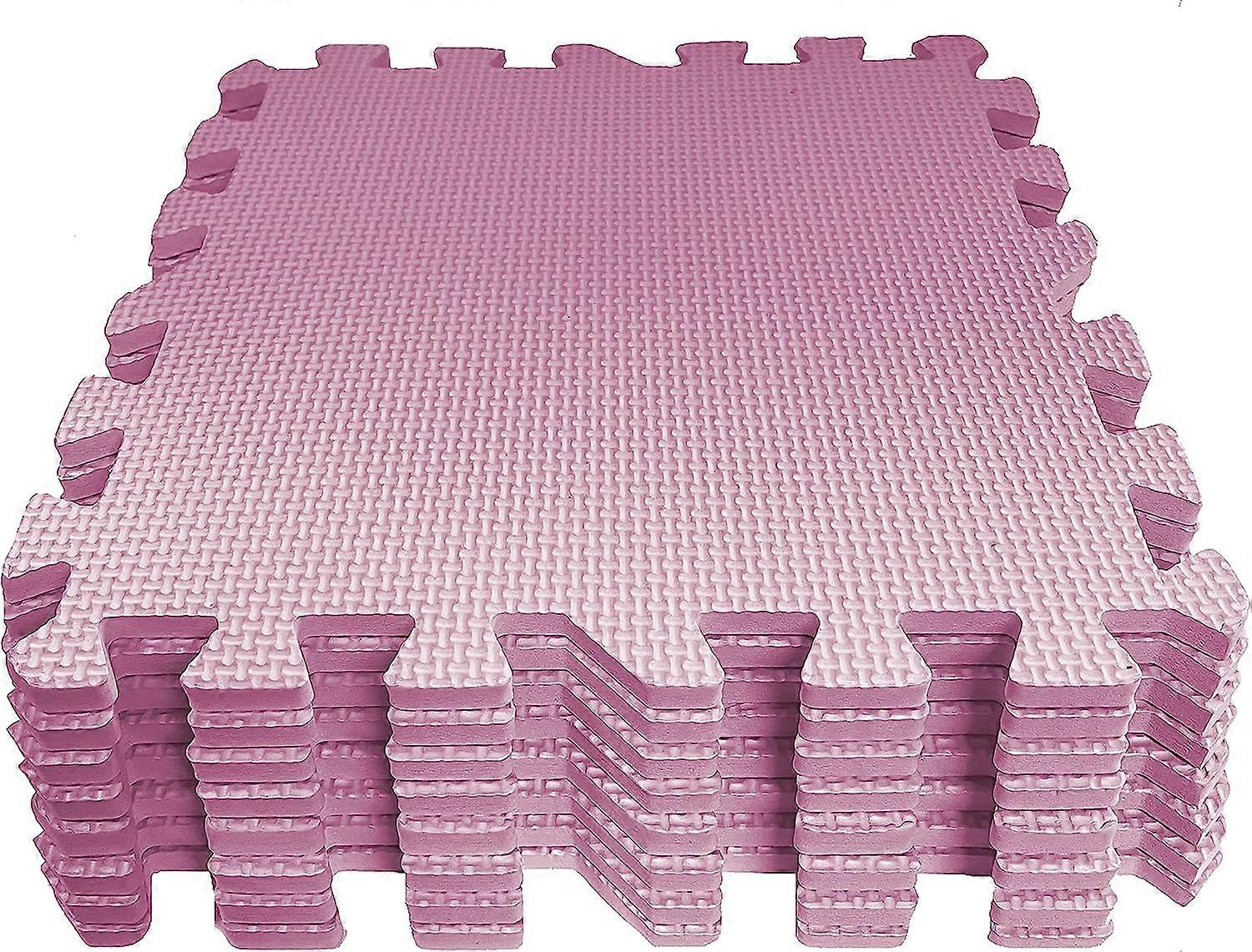 Interlocking Foam Cushion Set (8-Pack Pink)