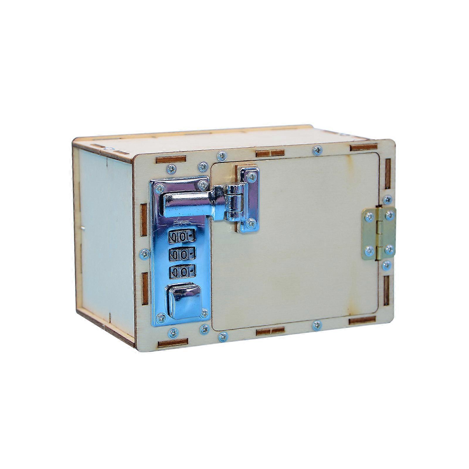 Mechanical Password Box – Hand-made Technology Puzzle Toy for Kids, Little Production Boy