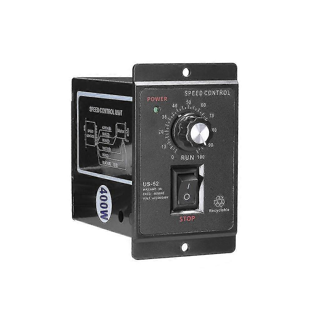 400W تحكم سرعة المحرك AC 220V منظم سرعة المحرك تحكم إلى الأمام والخلف موتور Gov