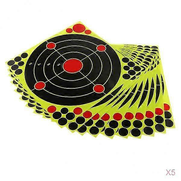 50pcs Shooting Paper Archery Target Shooting Target Sticker 30.5x30.5cm