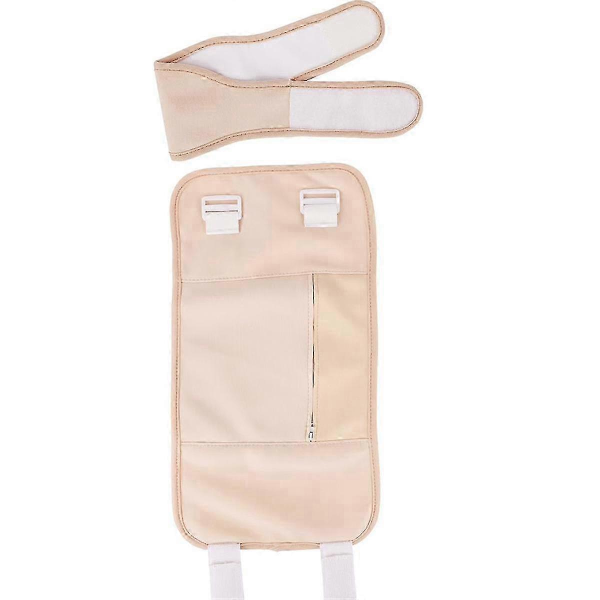 2pcs Pack, Reusable Pack Kit, Adjustable Leak-proof Belt Pack With Magic Adhesive Khaki