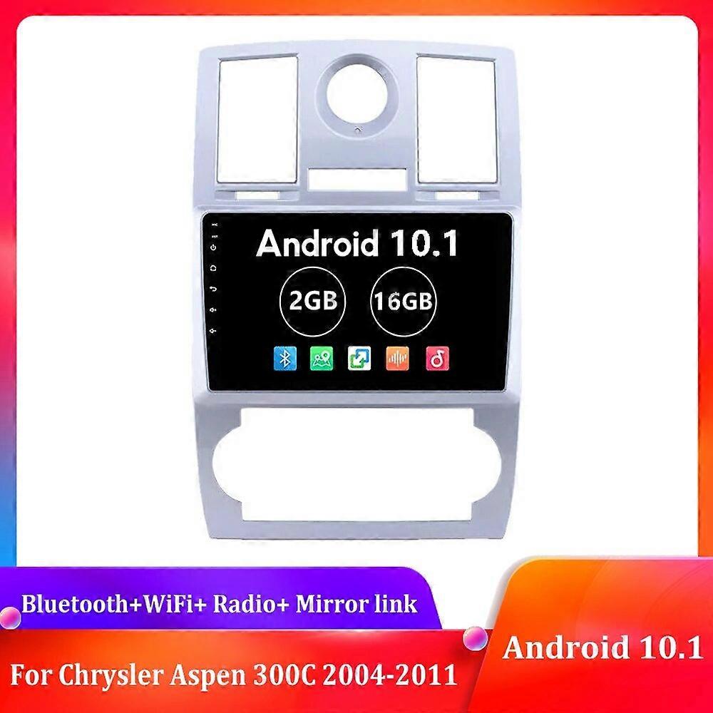 2din Car Radio Android 10.1 For Chrysler 300 C 300C 2004 -2011 9" GPS Navigation Multimedia Player BT WiFi USB DVR SWC OBD2