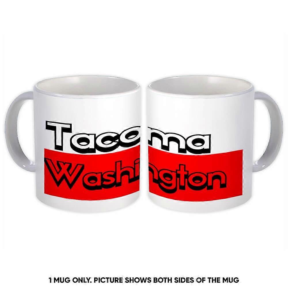 Gift Mug: Tacoma Washington Rectangle