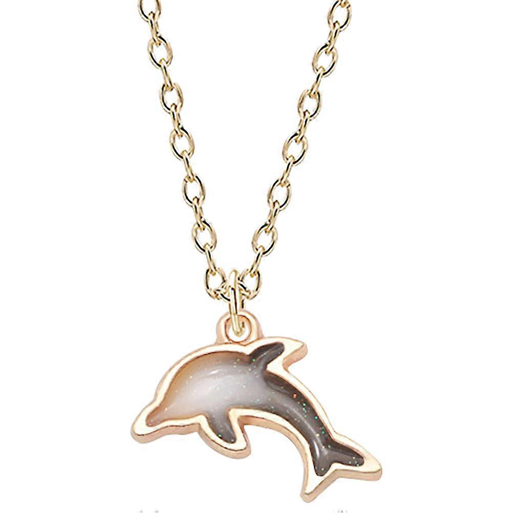 Collier Dolphin Shape Collier Dolphin Pendentif Dolphin Pendentif Cou Décor