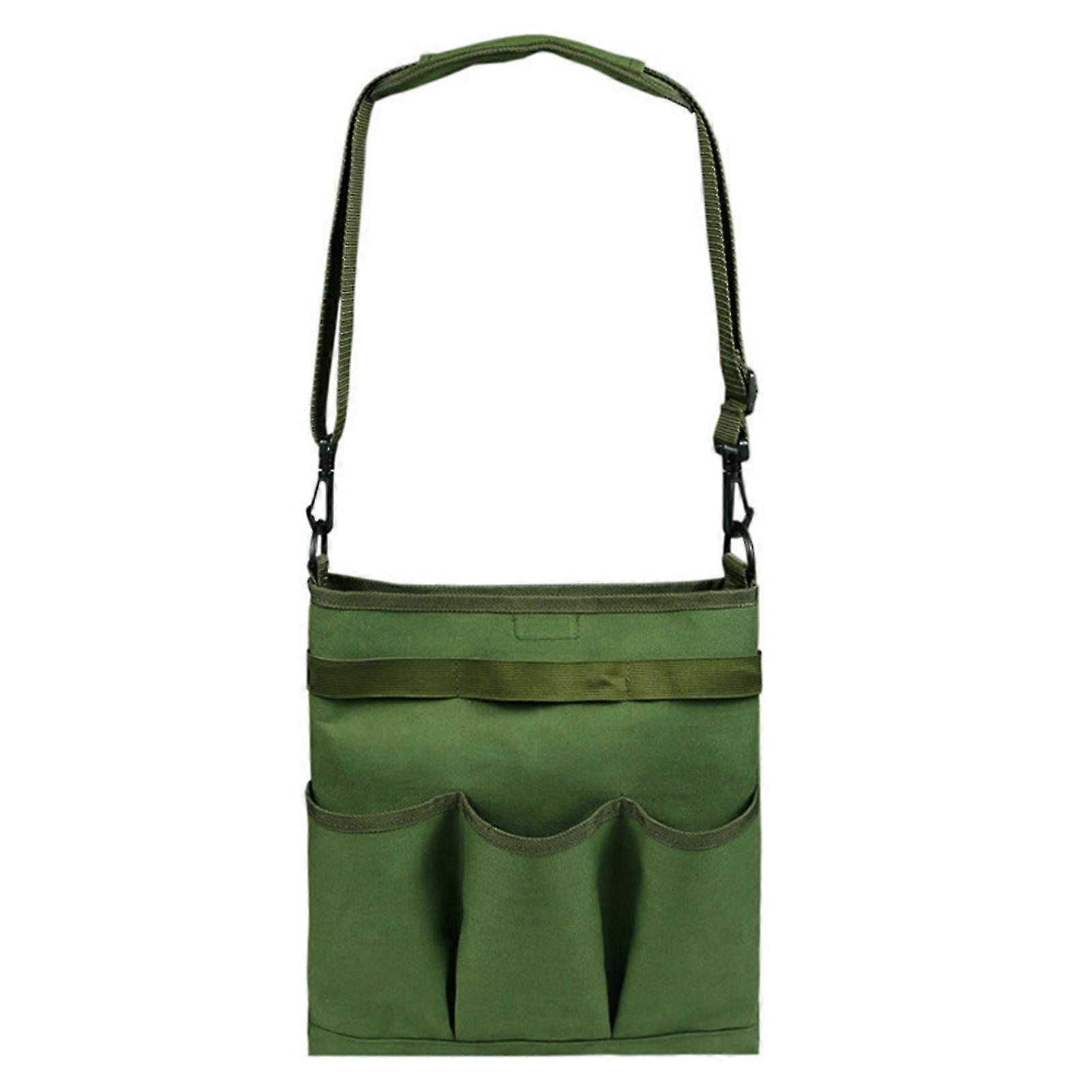 Garden Tool Storage Bag Multi-functional 3 Pockets Canvas Creative Hand Tools Bag For Outdoor