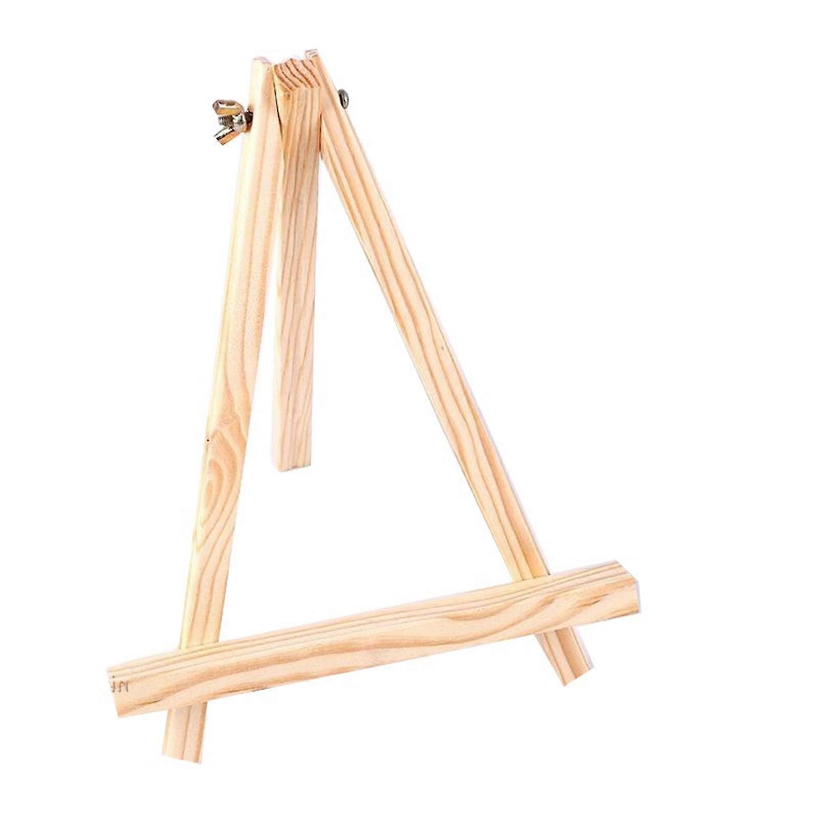 Painting Display Stand Foldable Wooden Triangle Easel Holder Photo Album Frame