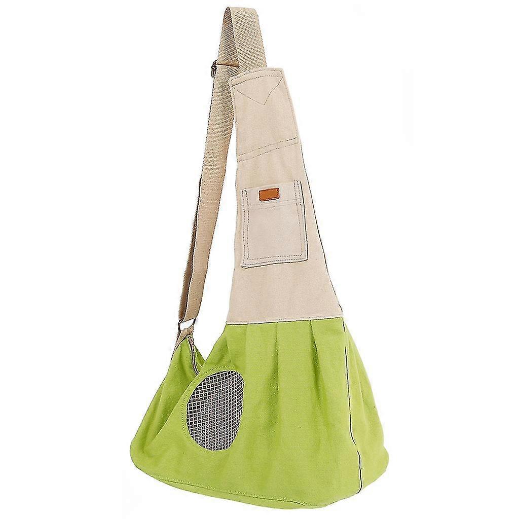 Buckle With Breathable Mesh Adjustable Pet Bag Portable Shoulder Slung Zipper Mu