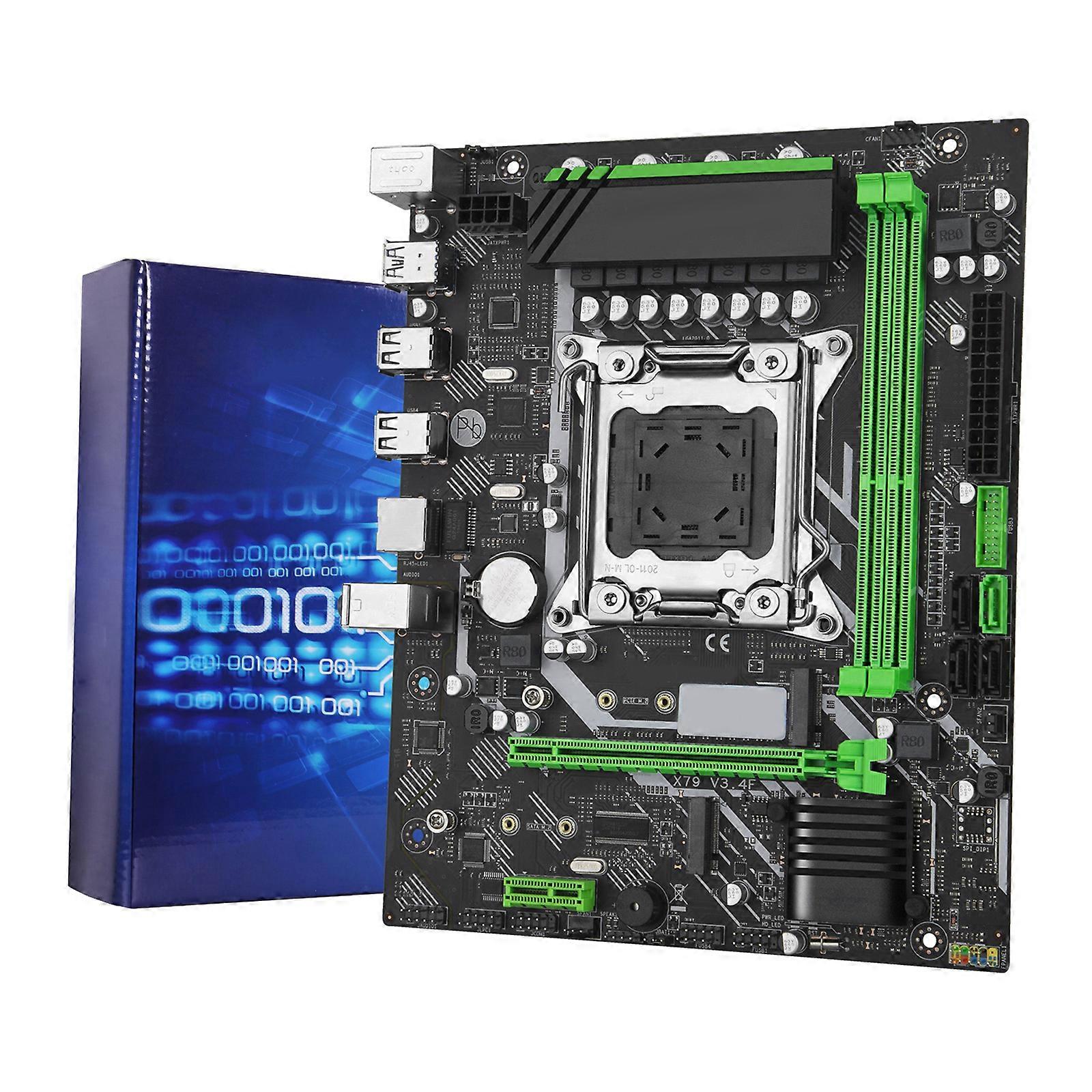 X79 6M LGA 2011 Desktop Motherboard DDR3 x 2 Memory Slot NVME for M.2 USB3.0 Por