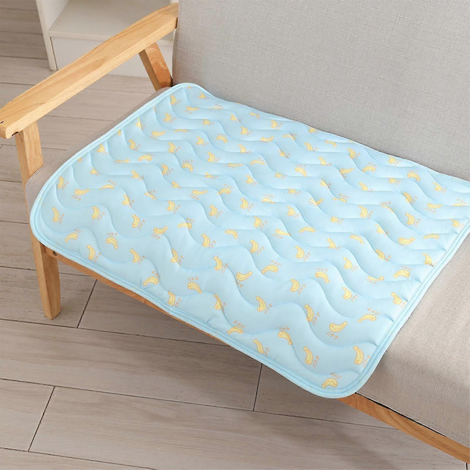 Pet Dog Cooling Mat Summer Sofa Bed Ice Silk Pad Machine Washable Pet Cooling Crate Blanket