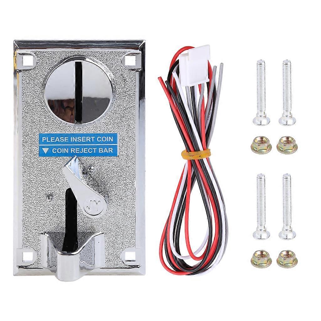 Multi Coin Acceptor Electronic Roll Down Coin Acceptor Selector Mechanism