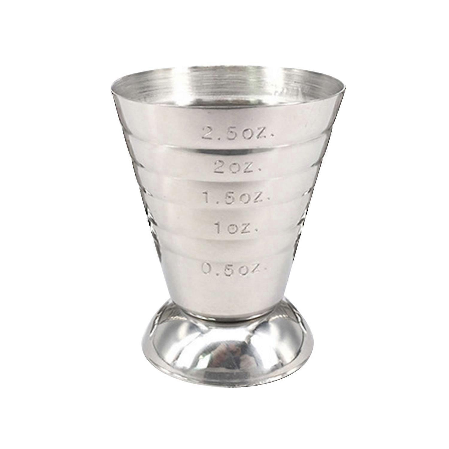 75ML Measuring Cup 3 Capacity Units Clear Scales Stable Base Non-slip Body Large-Capacity Hollow
