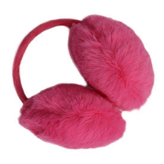 Soft Warm Solid Color Plush Knit Earmuff for Outdoor
