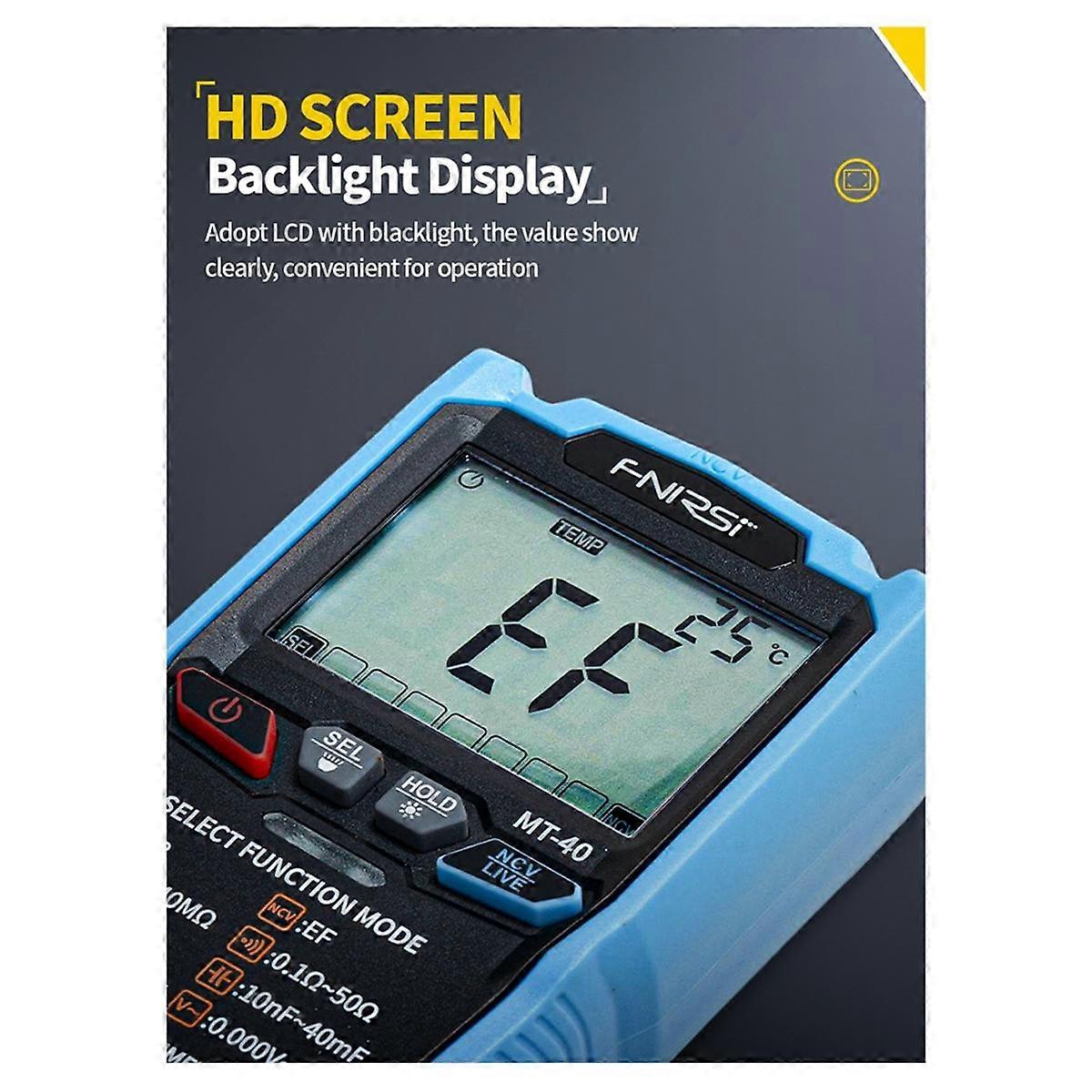 MT-40 Intelligent Multimeter Electrician Special High-Precision Digital Multimeter Fully Automatic with Voice