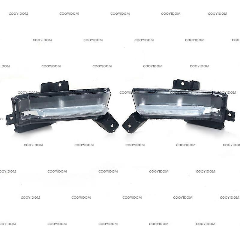 Fog Lights For Chevrolet Camaro SS 2016 2017 2018 Car LED DRL Clear Lens White LED Daytime Running Light