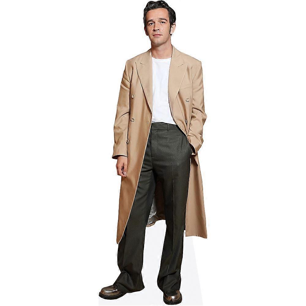 Matthew Healy (Coat) Cardboard Cutout (lifesize OR mini size). Standee. Stand Up.