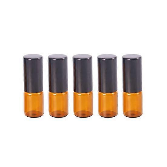 5Pcs Roll On Roller Essential Oil Bottles Refillable Perfume Makeup Containers