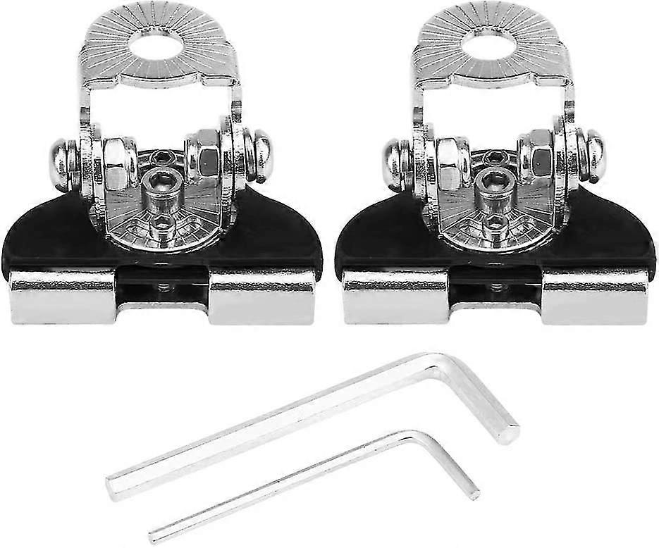 Car Work Light Bracket, Universal Iron Car Hood Led Work Light Bracket Off Road Work Lamp Mount Holder(1set, Silver)