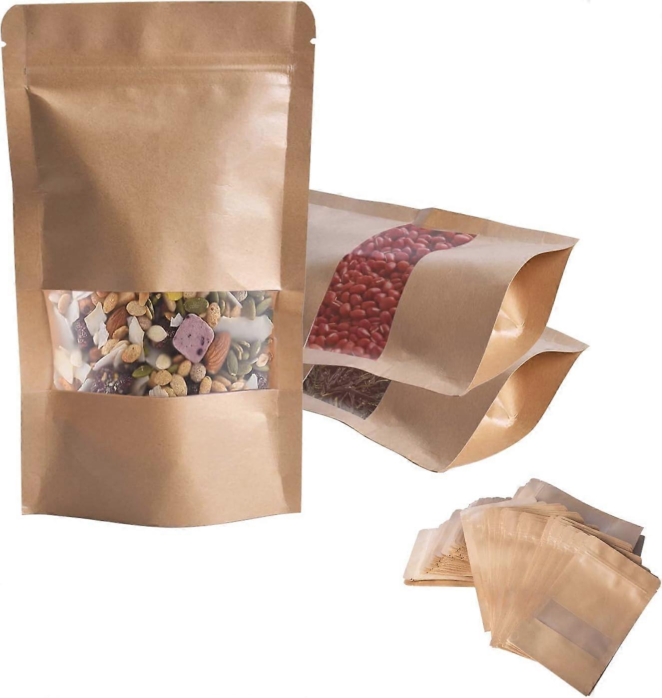 Kraftpapiertüte, Fenster